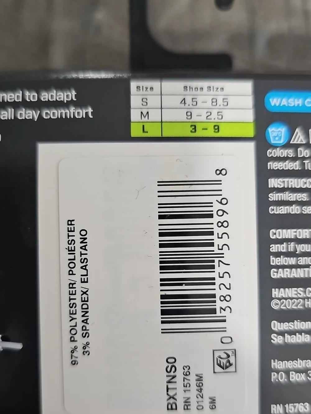 2 packs of boys' socks No- Show Shoe Size 3-9